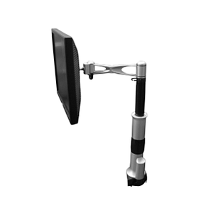 Porta Monitor 1 Brazo Extension Sencilla c/Sujecion de Clip