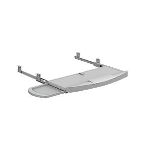 Porta Teclado Plastico c/Portamouse 70 x 30 cm