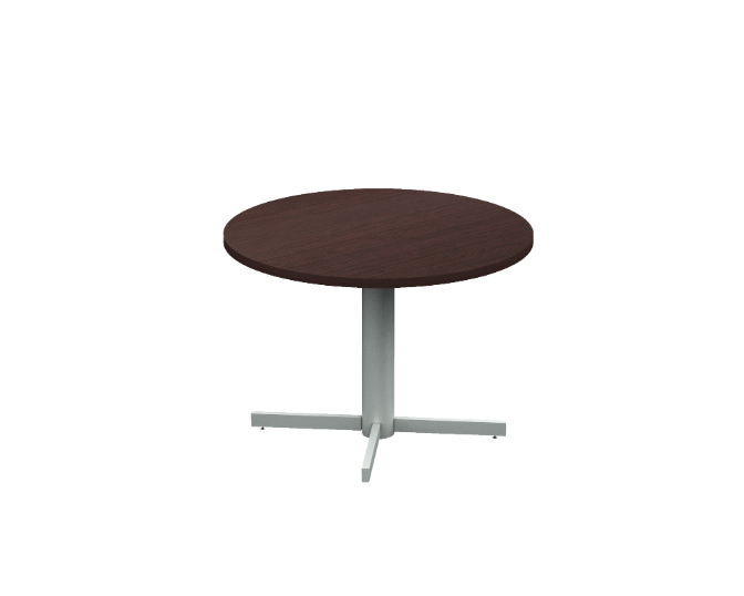 Mesa Break Redonda Base Cruz 105 x 105 x 75 cm AP