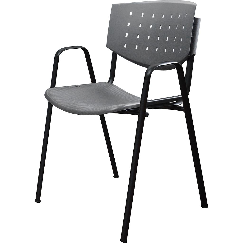 Silla de Visita Plastica c/Brazos Nila