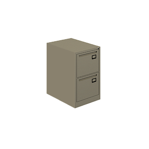 2-Drawer Steel file cabinet 18 x 25 x 29" 22 gauge Nova