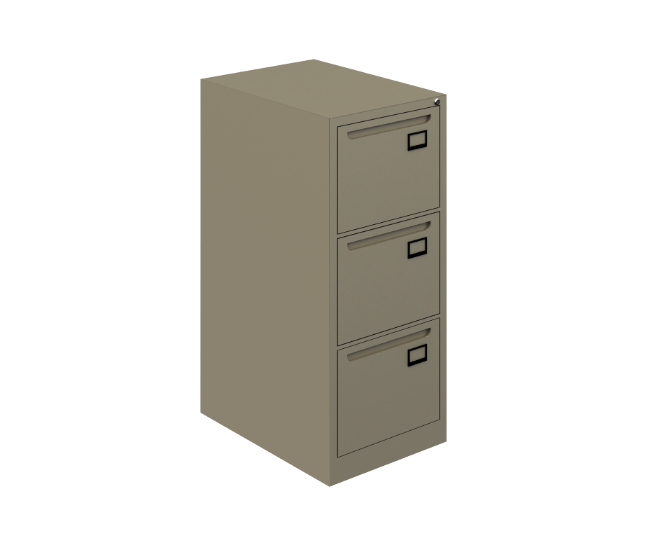 3-Drawer Steel file cabinet 18 x 25 x 41" 22 gauge Nova