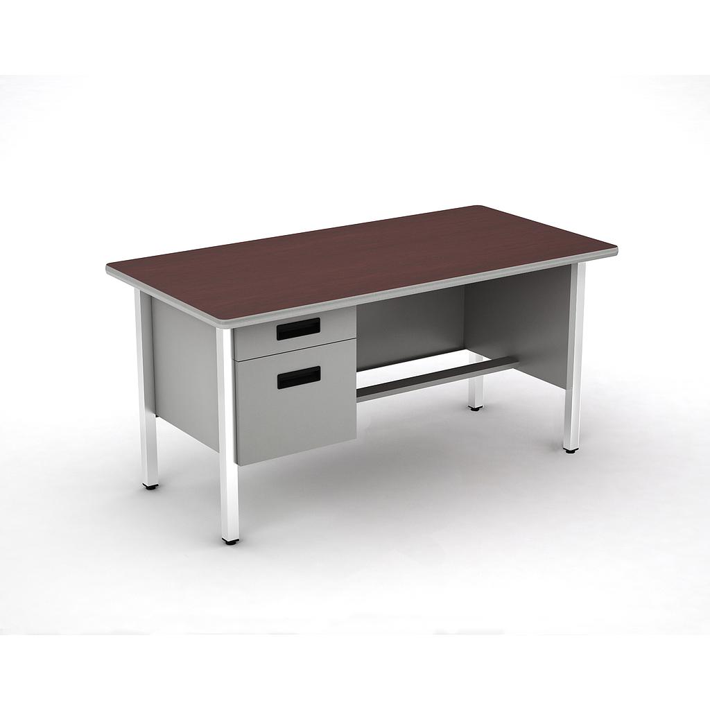 Escritorio 2 Gavetas 150 x 75 x 75 cm Concord