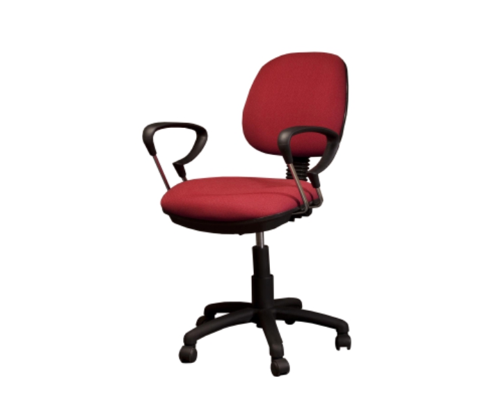 Silla Operativa c/Brazos Cromo Mec. Sencillo Base Plastica Comfort