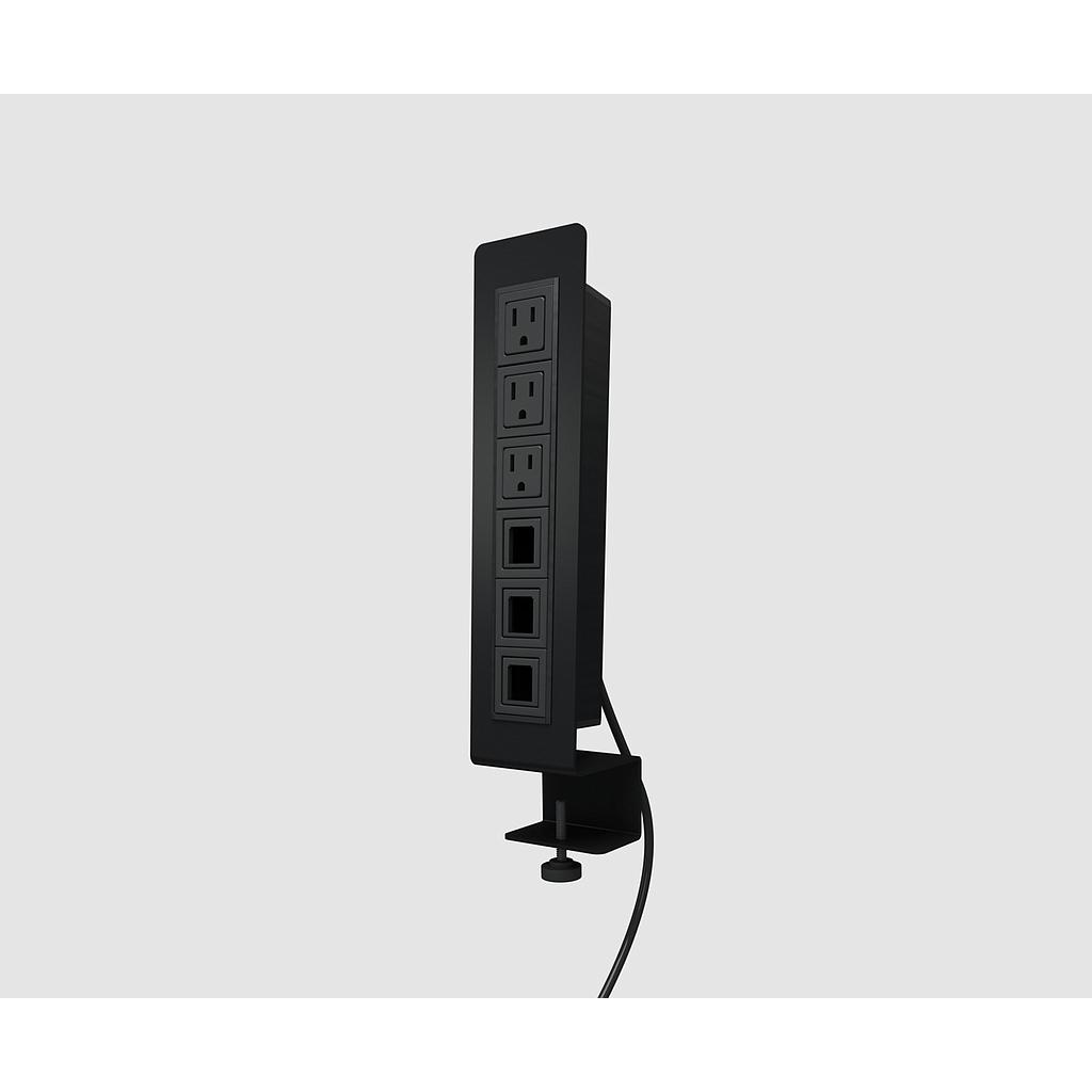 Multicontacto Axil Y Edge Mount 3 Tomas/3 Vacios 305 cm
