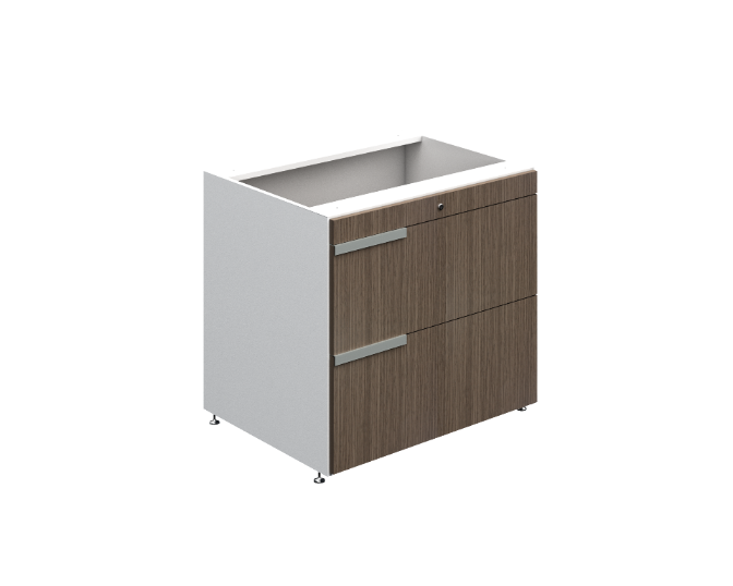 Archivero Hor. 2 Gavetas 74.4 x 60 x 72 cm G Connect CN