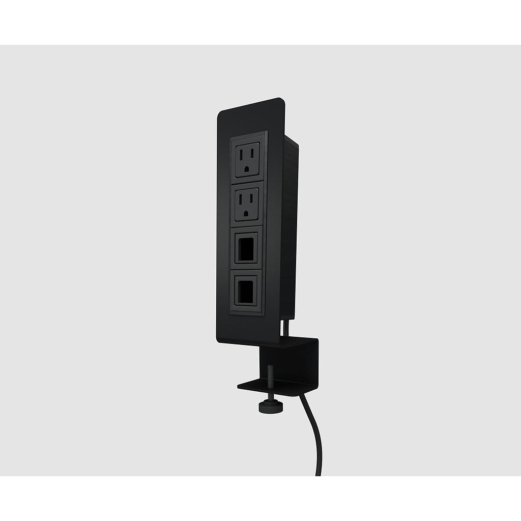 Multicontacto Axil Y Edge Mount 2 Tomas/2 Vacios 180 cm
