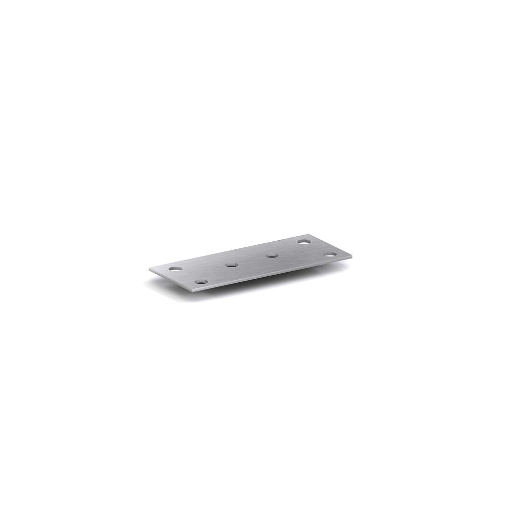 Placa Sujetadora 10 x 5 cm Spazio Galvanizada