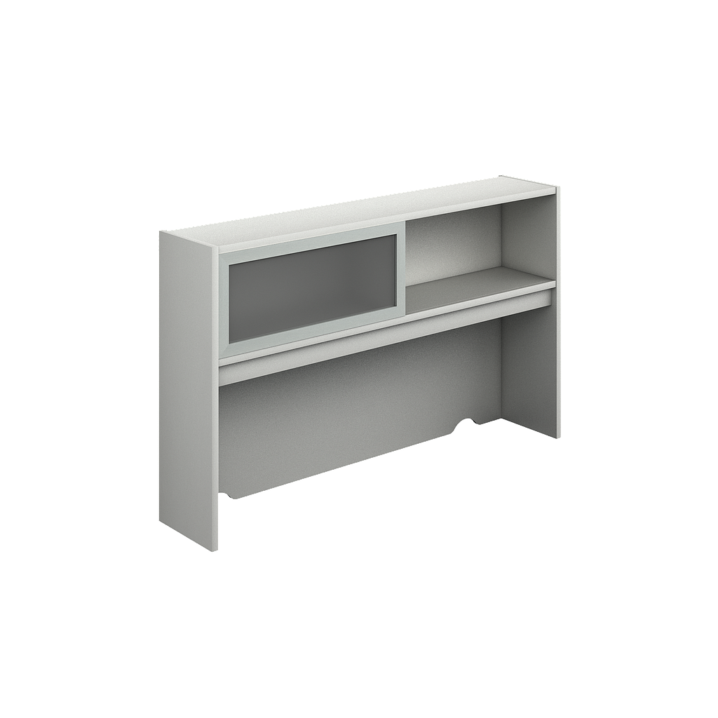 Librero s/Credenza Puerta Corrediza Acrilico 208 x 35 x 105 cm Req