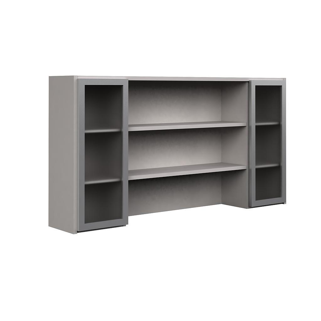 Librero s/Credenza c/Entrepaños y 2 Puertas Acrilico 208 x 35 x 105 Req