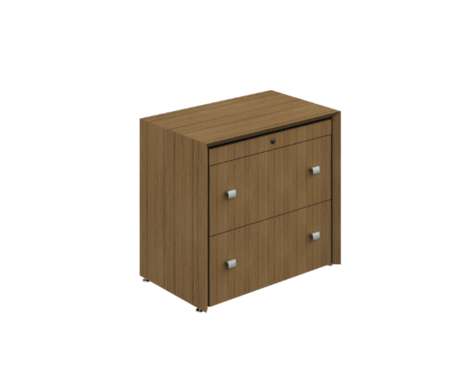 Archivero Hor. 2 Gavetas 80 x 50 x 75 cm Contempo