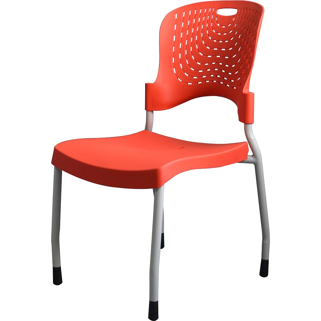 Silla Multiusos Apilable sin Brazos Base Fija Flow